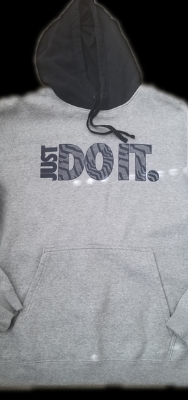 Nike "Just Do It" hooded pullover - Picture 1 of 2
